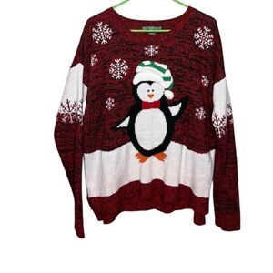 United States Sweaters Penguin Holiday
Sweater Size XL ugly Christmas